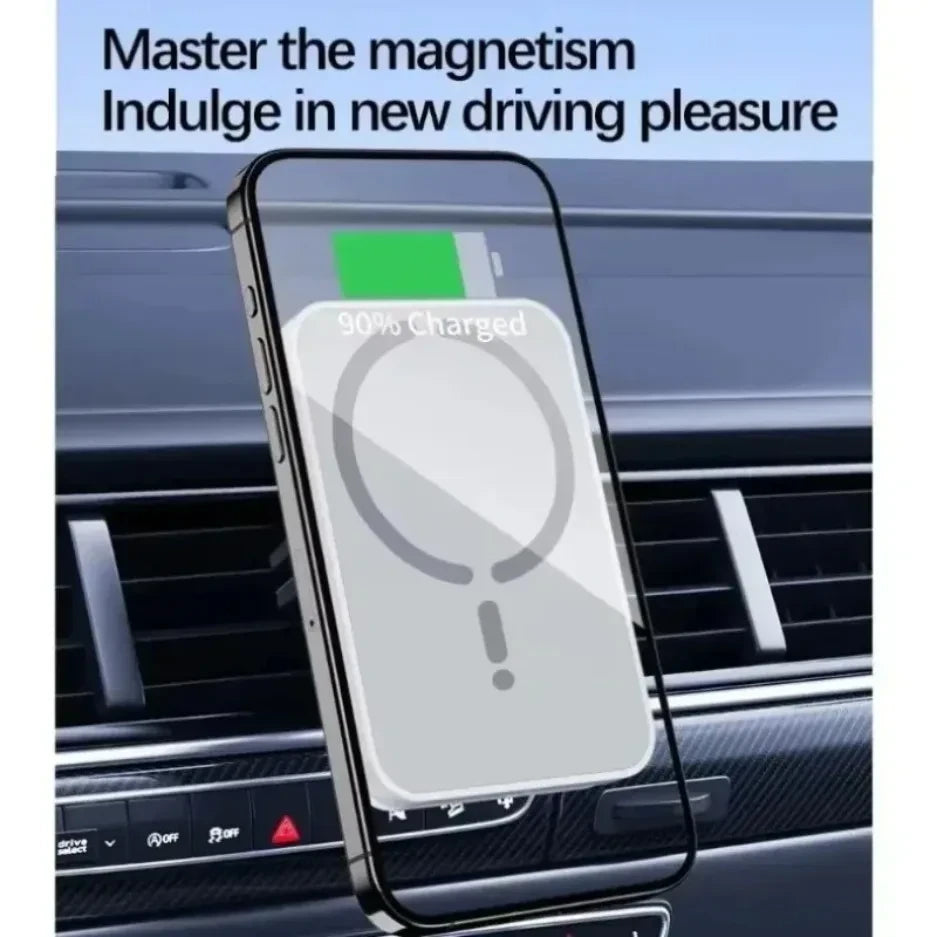 Cargador inalámbrico magnético para coche