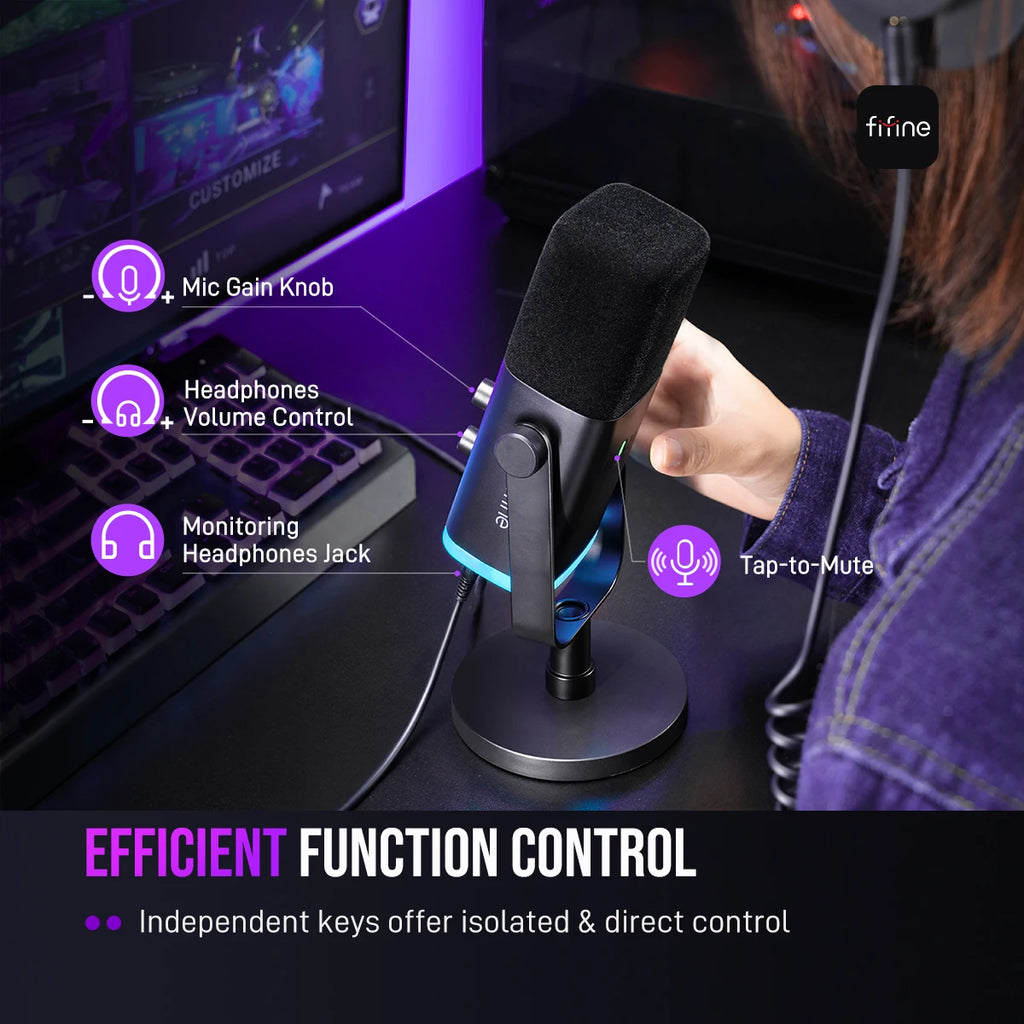 Micrófono FIFINE AM8 USB/XLR