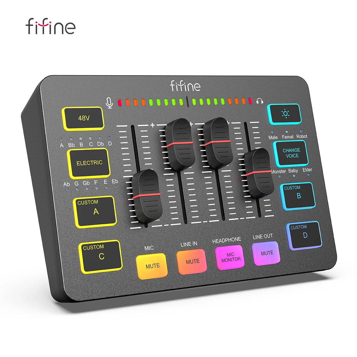 Mezclador USB FIFINE SC3