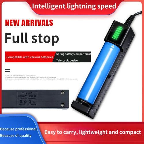 Cargador 18650 1/2/4 ranuras USB