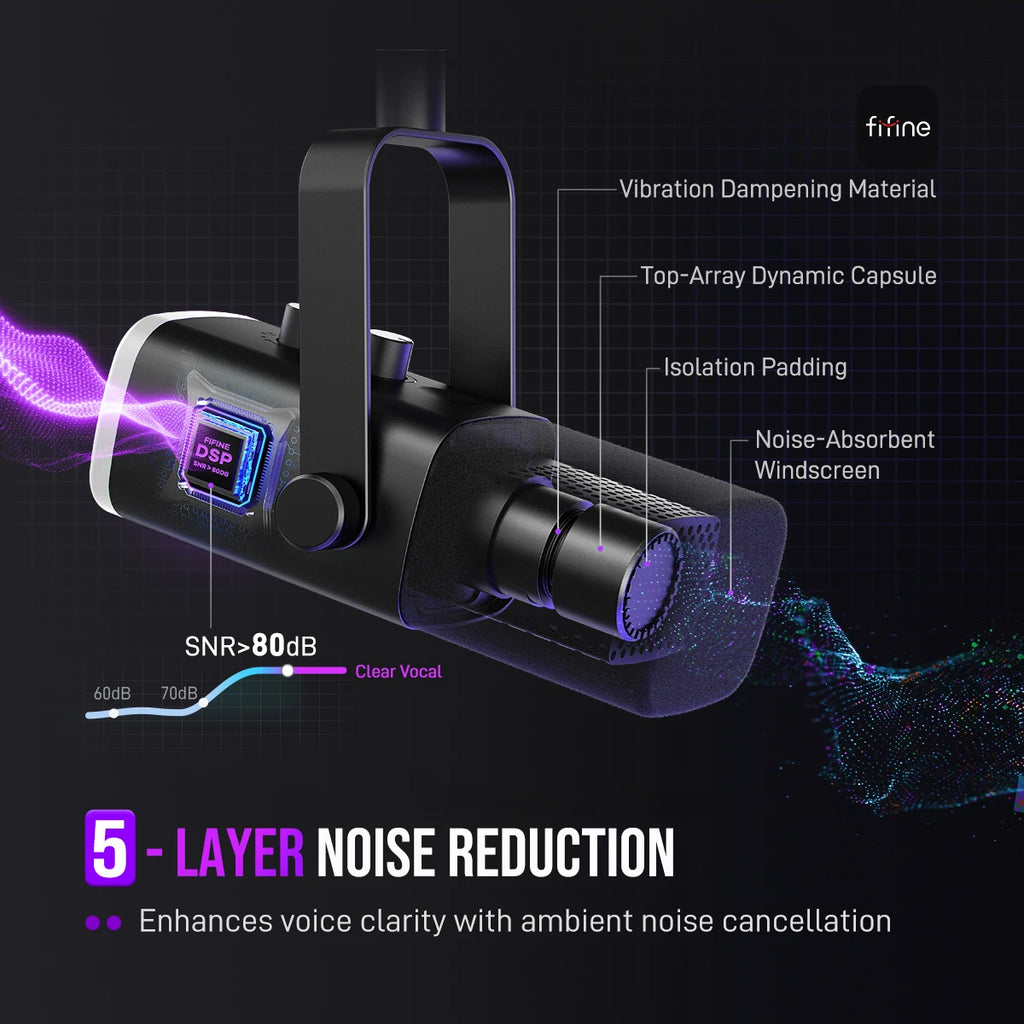 Micrófono FIFINE AM8 USB/XLR