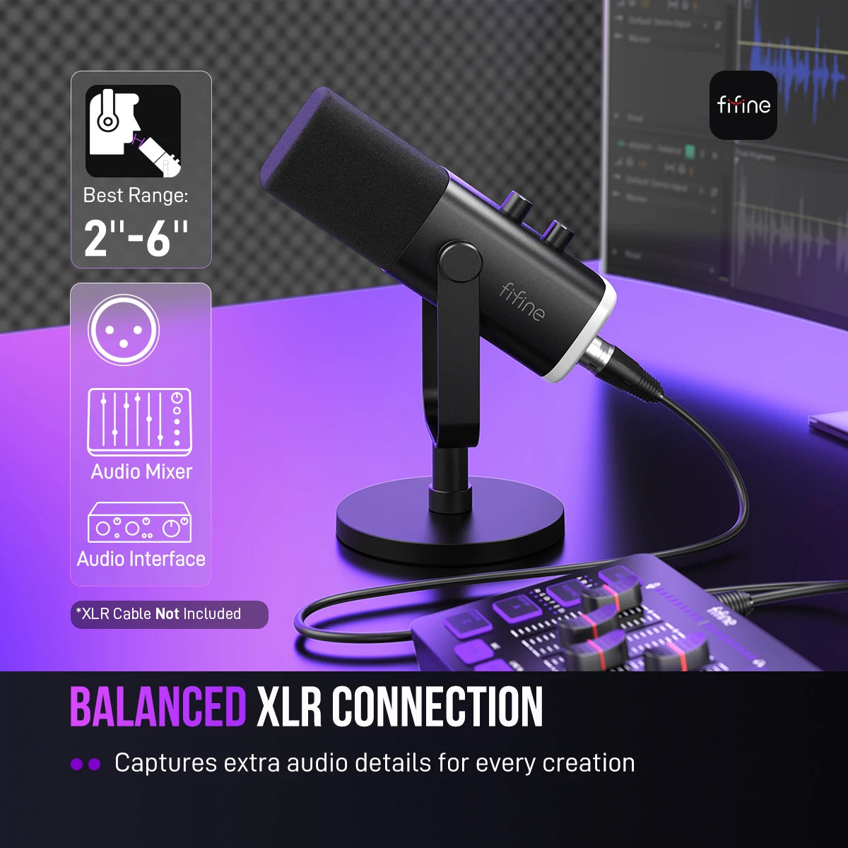 Micrófono FIFINE AM8 USB/XLR