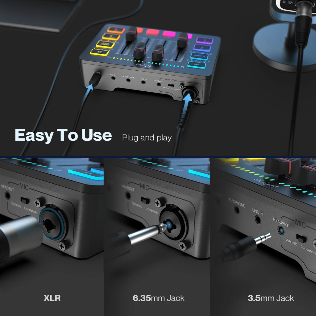 Mezclador USB FIFINE SC3